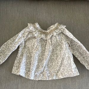 Jacadi 6M blouse in cream